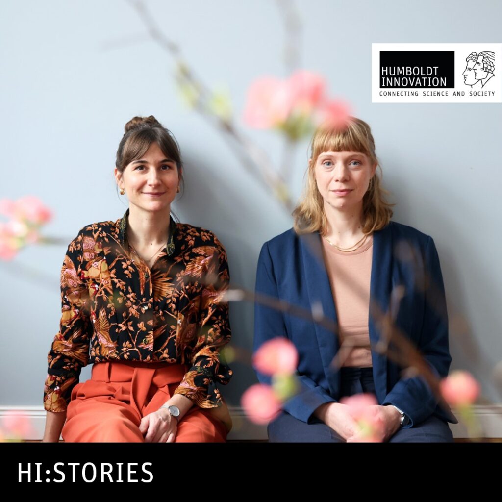 Links Miriam Becker und rechts Eva Hartmann. Die beiden Gründerinnen von Kreis & Raum.