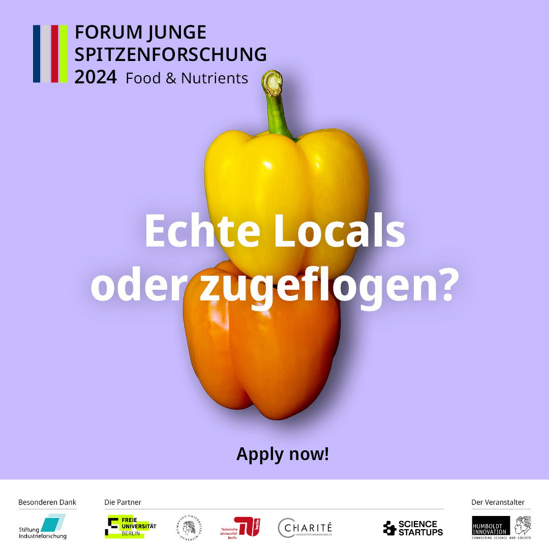 Forum Junge Spitzenforschung 2024 / Banner: Echte Locals oder zugeflogen??