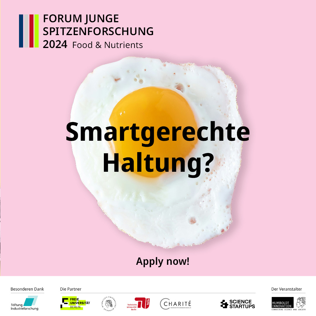 Forum Junge Spitzenforschung 2024 / Banner: Smartgerechte Haltung?