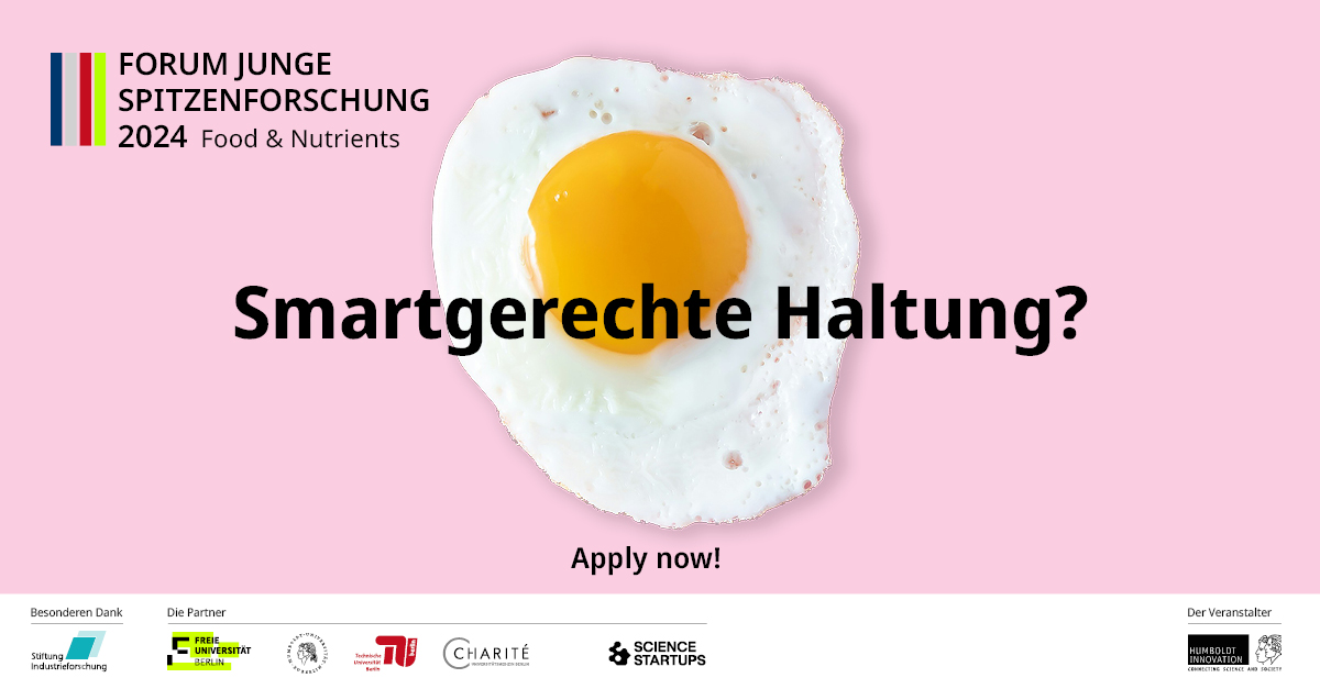 Forum Junge Spitzenforschung 2024 / Banner: Smartgerechte Haltung?