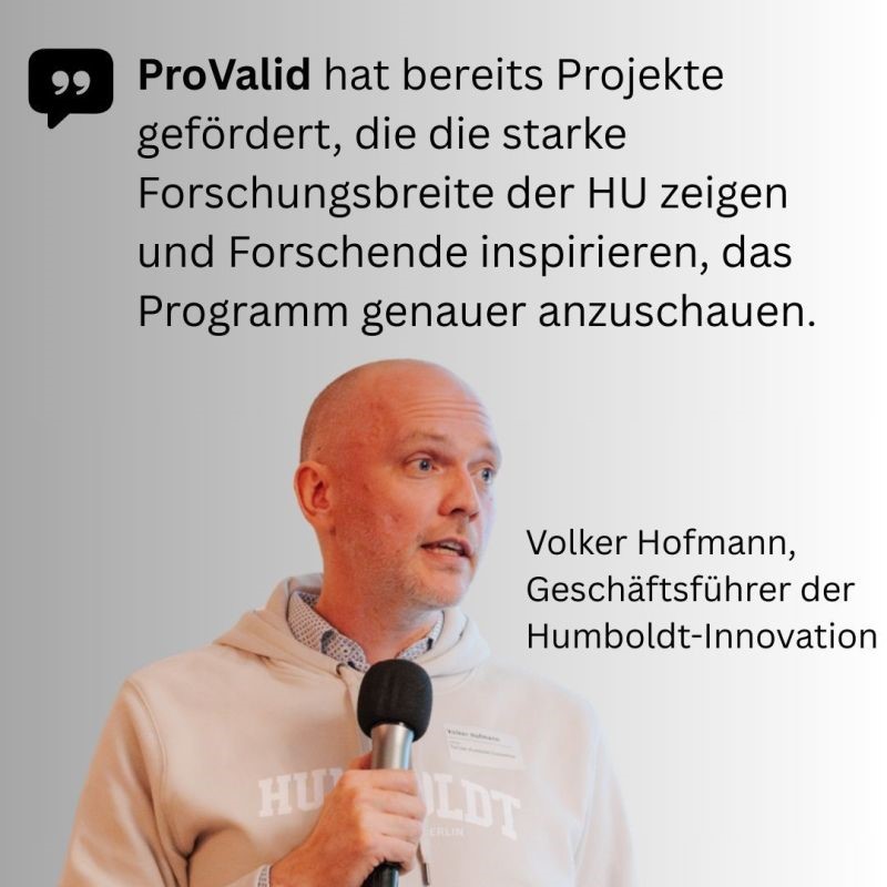 Volker Hofmann zu ProValid