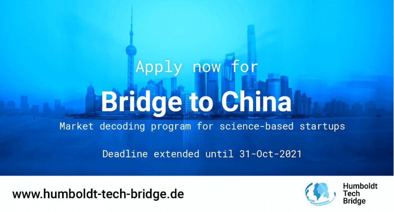 Bridge to China extended deadline