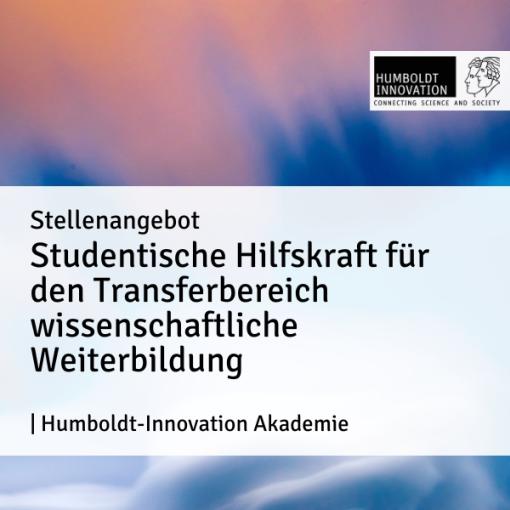 Studentische Hilfskraft
