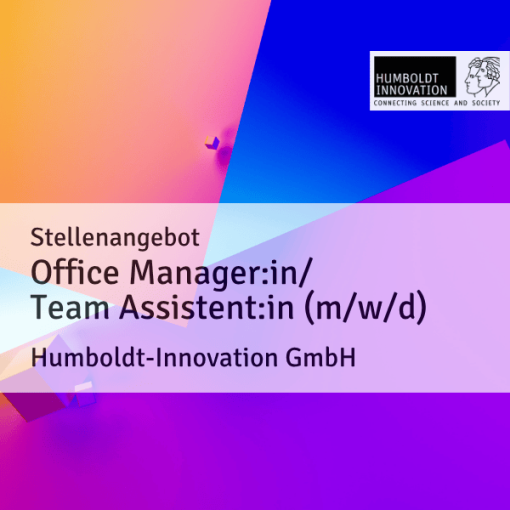 Stellenanzeige Office Management HI (c) Milad Fakurian